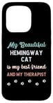 iPhone 15 Pro Hemingway Polydactyl Cat Owner Lover Therapist And Friend Case