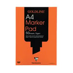 Clairefontaine Goldline A4 Marker Pad 70gsm 50 Sheets White Paper GPB1