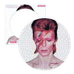 David Bowie Aladdin Sane 450 pc round jigsaw puzzle 305mm x 305mm (nm)