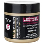 Tahe Gold Protein Masque Capillaire 3 en 1 pour des Cheveux Colorés ou avec des Mèches (400 ml (Paquete de 1))