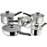 Judge Vista 5 Piece Draining Saucepan Set