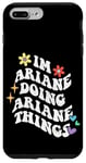 Coque pour iPhone 7 Plus/8 Plus Retro Groovy Im Ariane Doing Ariane Things Funny Mother's