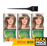 Garnier color naturals 7.1 Ash Blonde Cheveux Couleur 3-pack