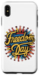 Coque pour iPhone XS Max T-shirt graphique Patriotic Freedom USA