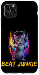 iPhone 11 Pro Max Cute Cat with Headphones for a Cat Owner Cat Lover Case