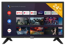 RCA RS24H1-UK Android TV (24 inch HD Smart TV with Google Assistant), Chromecast built-in, HDMI, USB, WiFi, Bluetooth