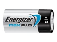 Batteri, Energizer Alkaline Max Plus, D, 1,5 V, 2 Stk