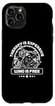 Coque pour iPhone 11 Pro Therapy Is Cher Wind Is Free Moto Bike Rider