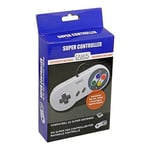 Contrôleur Rétro Filaire Manette Super Nintendo SNES Eaxus(couleurs Europe) Neuf