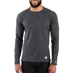 Carhartt Men's Carhartt Force Midweight Classic Thermal Base Layer Long Sleeve Shirt Top, Shadow, XL Tall