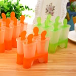 Plastic Ice Cream Mold 6 Grids Popsicle Molds Kitchen Diy Ice Cube Lolly Tray