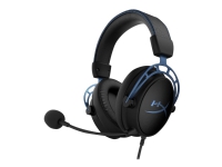 HyperX Cloud Alpha S - Headset - fullstorlek - kabelansluten - 3,5 mm kontakt - svart