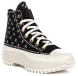 Converse A08733C Chuck Taylor High Top Womens Trainer In Black Gold UK 5.5 - 7