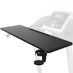 VIVO Universal Treadmill Desk with Phone Slot and Cup Holder, Ergonomic Platform for Notebooks, Tablets, Laptops, and More, Fits Treadmill Handlebars up to 31 inches, STAND-TDML2A