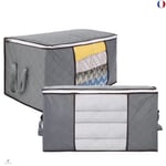 AiQInu Sac de Rangement pour Vetement, 2PCS 90L Sac de Rangement pour Couette