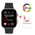 2024 Uusi Aito Hello Watch 3 Plus Älykello 49Mm Amoled 4G Rom Nfc Kompassi Kello Bluetooth Puhelu Urheilu Älykello Miehet Naiset_Black_With original box