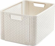 Curver 205851 Rotting Style Storage L Second Generation Polypropylen Ivory