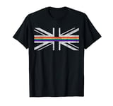 UNION JACK LGBTQ GAY PRIDE RAINBOW FLAG UNITED KINGDOM T-Shirt