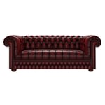 The English Chesterfield Co. CROMWELL CHESTERFIELD 3-SITS ANTIQUE RED