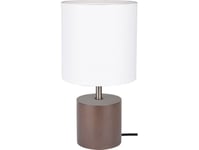 Spotlight Bordlampe Spotlight Trongo Rund Nattbordslampe Laget Av Bøketre 7081976