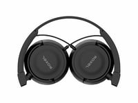 Roxel RX110 Powerful Bass Lightweight Wired Foldable Headphones with Mic, Black