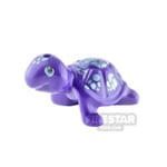 LEGO Animals Minifigure Turtle Metallic Blue Spots