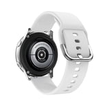 (Galaxy 5pro 45mm White)Alkuperäinen hihna Samsung Galaxy Watch Active 2 40mm 44mm silikoni Sport Rannekoru Korvausranneke 20mm kellon ranneke - Kellon rannekkeet