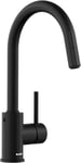 BLANCO 526653 Mida-S Kitchen tap, matt Black, Hochdruck