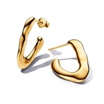 Pandora Essence 14k Gold-plated v-shaped creoler 263290C00