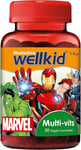 Vitabiotics Wellkid Marvel Kids Vitamins 50 Vegan Gummies