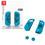 2 Grips GEL Bleue + 2 Capd Pour joy-con Officiel Nintendo Switch/OLED Neuf