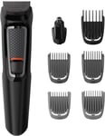 Philips 7-In-1 All-In-One Trimmer, Series 3000 Grooming Kit for Beard & Hair wit