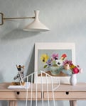 Littlephant Espalier - Eggshell Blue/White tapet