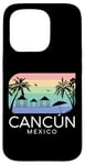 Coque pour iPhone 15 Pro Cancun Mexico - Vacances d'été rétro mexicaines