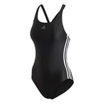 adidas Women FIT Suit 3S C Swimsuit - Black/White, Size 46