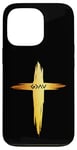 Coque pour iPhone 13 Pro Croix chrétienne « God is Faithful For All Seasons » pour homme et femme