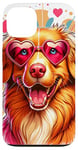 Coque pour iPhone 13 Nova Scotia Duck Tolling Retriever Dog St Valentin Art