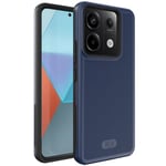 TUDIA MergeGrip Coque pour Xiaomi Redmi Note 13 Pro 5G / Poco X6 5G, [Double Couche] Résistante Aux Chocs Fine de Qualité Militaire Antidérapante Robuste (Bleu Indigo)