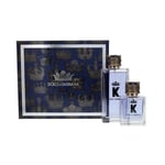 Dolce & Gabbana K Gift Set 150ml & 50ml Eau de Toilette Spray Aftershave For Men