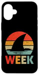 iPhone 16 Plus 2025 Week Retro Shark Fin Lover Sea Ocean Animal Summer Trip Case