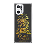 ERT GROUP mobile phone case for Oppo FIND X5 PRO original and officially Licensed Game of Thrones pattern 011 optimally adapted to the shape of the mobile phone, case made of TPU