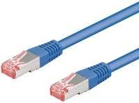 GOOBAY Patchk. CAT6 SSTP RJ45 bl 1,0m