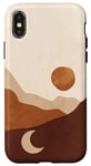 iPhone X/XS Aesthetic Boho Day and Night Pattern Sun and Moon Art Case