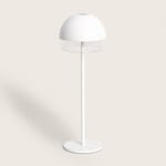 Ledkia - Lampe à Poser led 3W Portable pour Extérieure avec Baterie usb Rechargable Adair Blanc