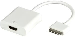 Dockkontakt till HDMI. för iPhone. iPad. vit