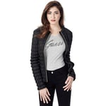 Doudounes Guess  Veste Femme Matelassé Emily Noir