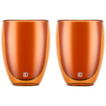 Bodum PAVINA dubbelväggat glas 35 cl 2-pack, orange