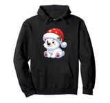 merry christmas polar bear xmas Pullover Hoodie