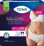 TENA Silhouette Plus M White LW 12 st