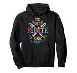 Pansexual Pirate I Like All Kinds Of Booty LGBTQ Month Pans Pullover Hoodie